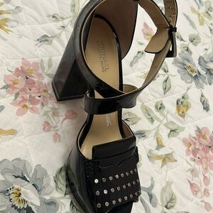 Michael Michael Kors black platform shoes size 6.5